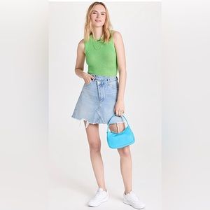 AGOLDE cross cross denim skirt size 27. Brand new, no tags.